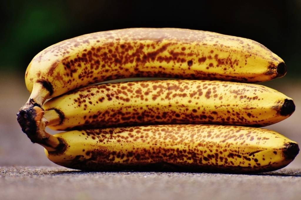 Bananen mit braunen Flecken