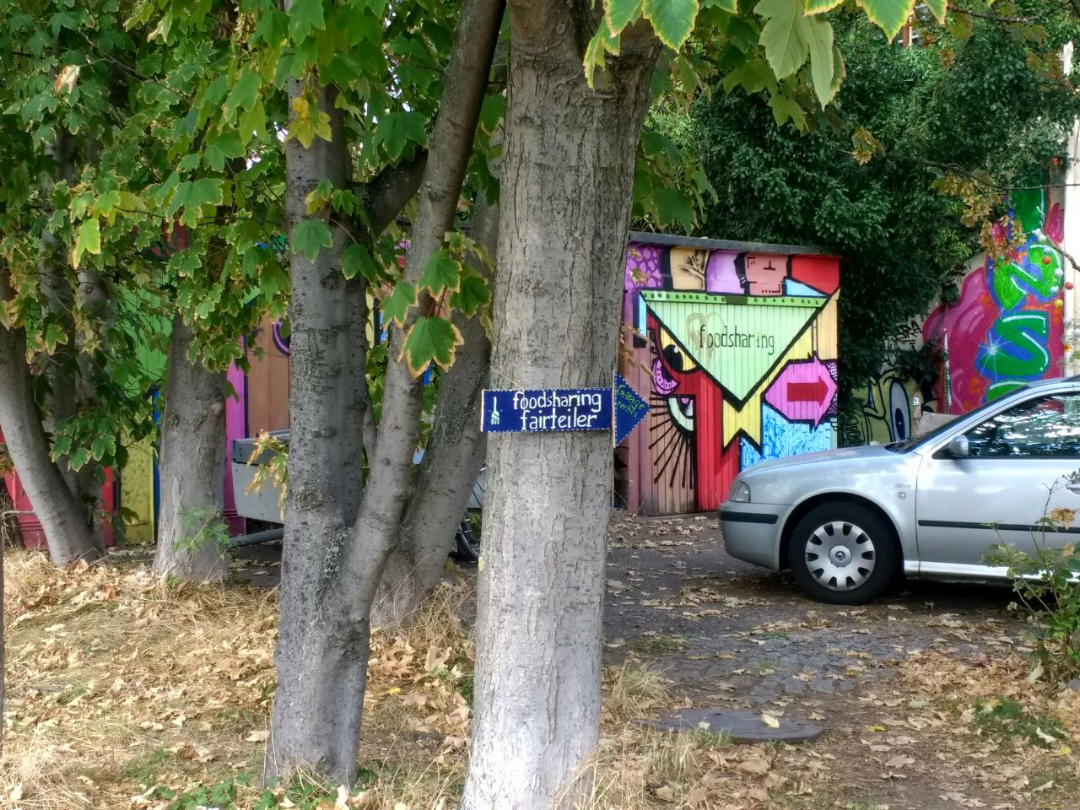 Bunter Foodsharing Fairteiler