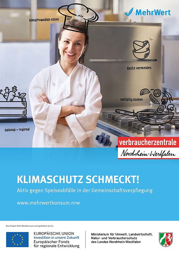 Projektplakat Klimaschutz schmeckt